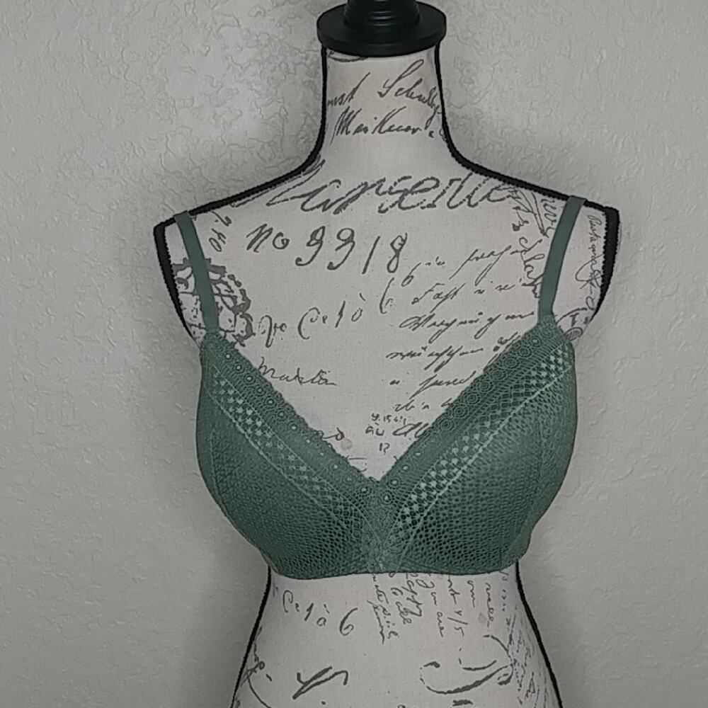 Maidenform Lace Bra Green Size 38D